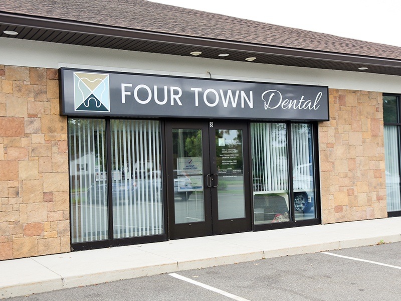 Entrance to Four Town Dental